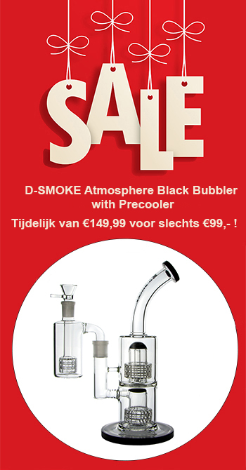 D-SMOKE Atmosphere Black Bubbler with Precooler SALE