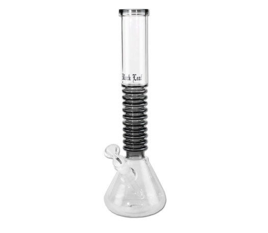 Black Leaf Flask Bong Rings - 39 cm - Grey