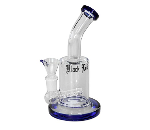 Black Leaf Bubbler with Inline Slit Diffuser - Blue