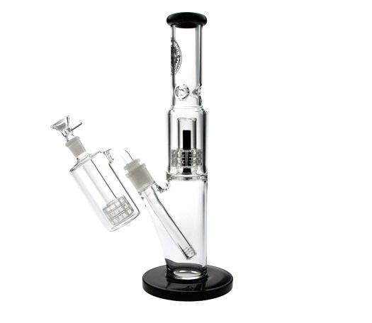 D-SMOKE Ascension Bong met Precooler – Black | Ice Bong