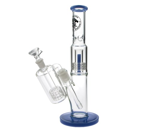 D-SMOKE Ascension Bong met Precooler – Green | Ice Bong