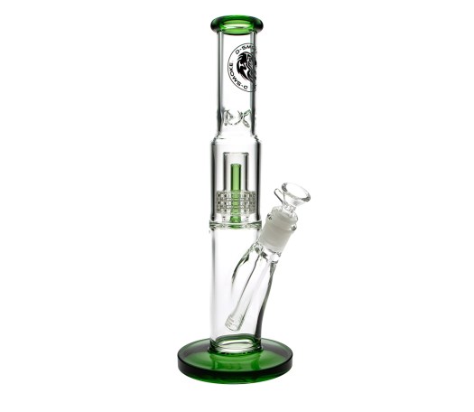 D-SMOKE Ascension Bong – Green | Ice & Percolator Bong