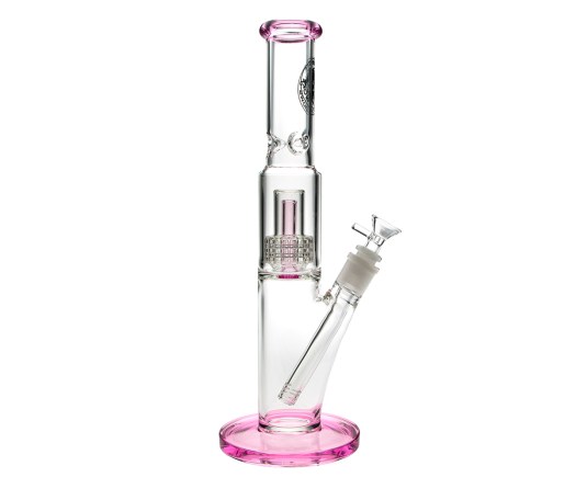 D-SMOKE Ascension Bong – Pink | Ice & Percolator Bong