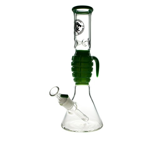 D-SMOKE Grenade Ice Bong - Green