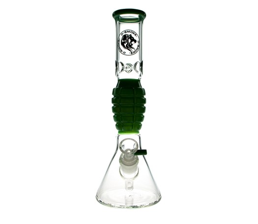 D-SMOKE Grenade Ice Bong - Green