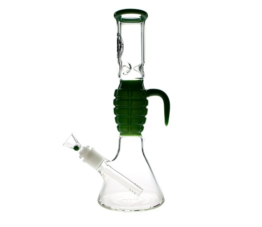 D-SMOKE Grenade Ice Bong - Green