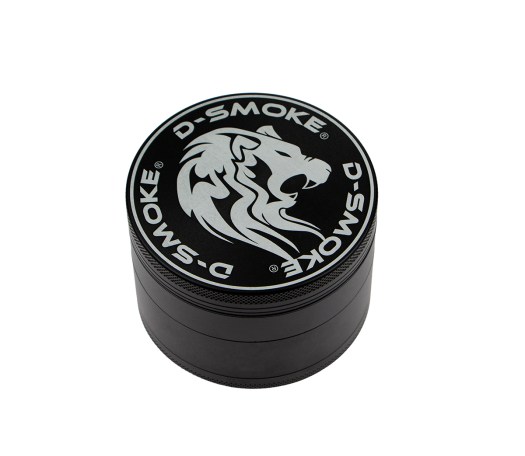 D-SMOKE Matrix XL Grinder 75 mm - 4-Part - Black
