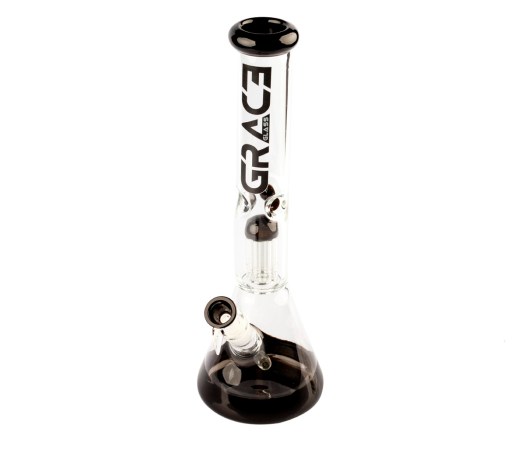 Grace Glass Black Tree Arm Perc Bong - Limited Edition