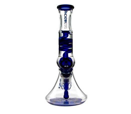 Phoenix CryoSpiral Glycerin Bong - Blue