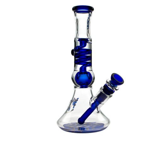 Phoenix CryoSpiral Glycerin Bong - Blue