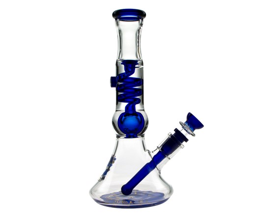 Phoenix CryoSpiral Glycerin Bong - Blue