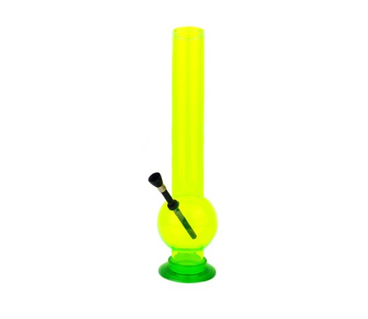 Tube Bowl Acryl Bong 42cm groen