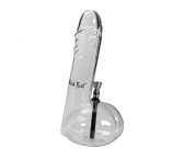Big Willy XXL Glass Black Leaf Bong