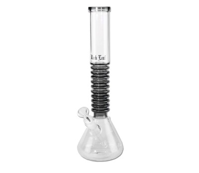 Black Leaf Flask Bong Rings - 39 cm - Grey