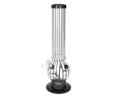 Black Stripe Acryl Bong with Lift Bowl