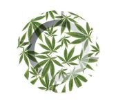 Cannabis Leaves Metalen Asbak