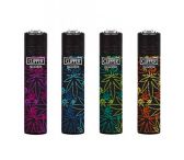 Clipper Fluo Leaves Refillable Lighters