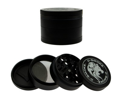 D-SMOKE Matrix Grinder 4-Parts 63 mm - Black