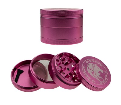 D-SMOKE Matrix Grinder 4-Parts 63 mm - Pink