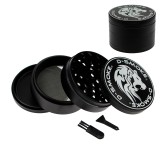 D-SMOKE Matrix XL Grinder 75 mm - 4-Part - Black