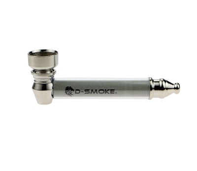 D-SMOKE Metal Weed & Hash Pipe - Grey