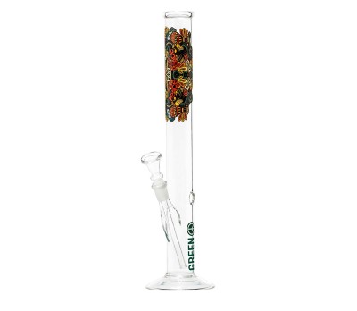 GreeenLine Colorful Peace Glass Bong 35cm