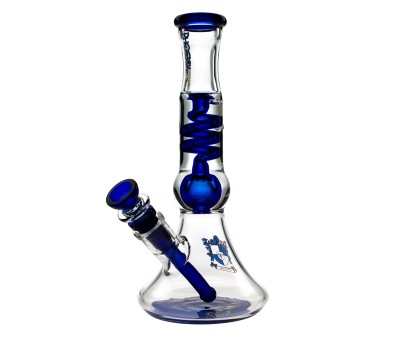 Phoenix CryoSpiral Glycerin Bong - Blue