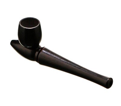 Wooden Pirate Pipe - Black - 8,5 cm